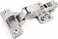 Berta 10 Pieces Half Overlay Soft Close Frameless Hinges 110 Degree 6Ways 3Cam Adjustment Concealed Kitchen Cabinet Door Hinges