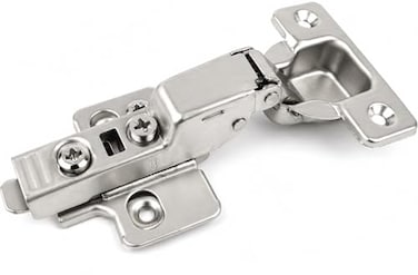 Berta 10 Pieces Half Overlay Soft Close Frameless Hinges 110 Degree 6Ways 3Cam Adjustment Concealed Kitchen Cabinet Door Hinges