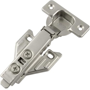 Berta 50Pack Full Overlay Cabinet Door Hinges105 Degree Adjustable Concealed Kitchen Cabinet Hinges Soft Close for Face Frame Cabinet with Screws Durable and Easy Installation