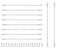 Bivethoi 10pcs Cabinet Door Restraint Kit 80cm 315 Inch Door Hinge Limiter Stainless Steel Restraint Cable Lid Support Chain Door Limiter Stop for Limiting Chest Cupboard Door Swing