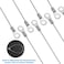 Bivethoi 10pcs Cabinet Door Restraint Kit 80cm 315 Inch Door Hinge Limiter Stainless Steel Restraint Cable Lid Support Chain Door Limiter Stop for Limiting Chest Cupboard Door Swing