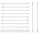 Bivethoi 10pcs Cabinet Door Restraint Kit 80cm 315 Inch Door Hinge Limiter Stainless Steel Restraint Cable Lid Support Chain Door Limiter Stop for Limiting Chest Cupboard Door Swing