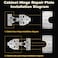 LQ-TT-CY-CX Cabinet Hinge Repair Plate Hinges Repair Fixing Plate Cabinet Repair Board