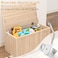 Chibery 1 Pack Soft Close Toy Box Hinges Heavy Duty Lid Support Left Right Reversible Mounting Smooth Slow Closing Upward Flat Top Lid Stay Chest Hinge for Wooden Trunks Benches Cedar