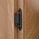 Chibery 12 Overlay Cabinet Hinges 6 Pack Self Closing Flush Mount Hinges with Door Bumper Variable Decorative Hardware for Bathroom Furniture Kitchen Cabinet Doors Matte Black