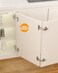Chibery 2 Pack 165 Degree Soft Close Kitchen Corner Hinges Lazy Susan Cabinets Frameless Clip On Plate for Easy Installation Hidden Face Mount 3D Concealed Slow Self Closing for Folden Cupboard