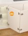 Chibery 2 Pack 165 Degree Soft Close Kitchen Corner Hinges Lazy Susan Cabinets Frameless Clip On Plate for Easy Installation Hidden Face Mount 3D Concealed Slow Self Closing for Folden Cupboard