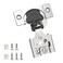 Chibery 2 Pack 38 Overlay 3D Soft Close Concealed Hinge for Face Frame Door Smooth Slow Self Closing Hinges Satin Nickel Hidden 105 Open Angle Stainless Steel Hinge for Kitchen Cabinet Door