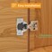 Chibery 2 Pack 38 Overlay 3D Soft Close Concealed Hinge for Face Frame Door Smooth Slow Self Closing Hinges Satin Nickel Hidden 105 Open Angle Stainless Steel Hinge for Kitchen Cabinet Door
