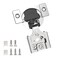 Chibery 2 Pack 38 Overlay 3D Soft Close Concealed Hinge for Face Frame Door Smooth Slow Self Closing Hinges Satin Nickel Hidden 105 Open Angle Stainless Steel Hinge for Kitchen Cabinet Door