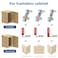 Chibery 20 Pack Full Overlay Soft Close Concealed Frameless Cabinet Hinges Satin Nickel 105 Stop at Will 45105 Degree Self Closing 3D Adjustment Clip On Stainless Steel for Cupboard Kitchen