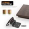 Chibery 38 Inch Inset Cabinet Hinges 3 Pairs6 Pack Self Closing Flush Face Mount Hinges with Door Bumper Variable Decorative Hardware for Bathroom Furniture Kitchen Cabinet Oil Rubbed Bronze