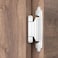 Chibery 38 Inch Inset Cabinet Hinges 5 Pairs10 Pack Self Closing Flush Face Mount Hinges with Door Bumper Variable Decorative Hardware for Bathroom Furniture Kitchen Cabinet Doors White