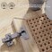 Chibery 50 Pack Frameless Half Overlay Soft Close Concealed Hinges Black Titanium Plated Self Closing 105 Open Angle 3D Adjustment Stop 85 105 Degrees Clip On Stainless Steel for Cabinet Door