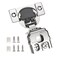 Chibery 6 Pack 114 Overlay 3D Soft Close Concealed Hinge for Face Frame Door Satin Nickel Hidden 105 Open Angle Stainless Steel Hinge for Kitchen Cabinet Door