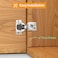 Chibery 6 Pack 114 Overlay 3D Soft Close Concealed Hinge for Face Frame Door Satin Nickel Hidden 105 Open Angle Stainless Steel Hinge for Kitchen Cabinet Door