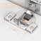 Chibery NonSlow Close Regular Hinges 138 Overlay Standard Concealed Cabinet Hinges for Face Frame Door 2D Self Closing Hidden 105 Opening Easyon Dowels SelfTapping Wooden Screws 4 Pack