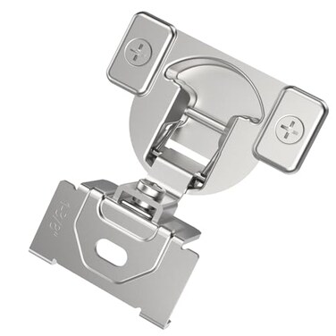 Chibery NonSlow Close Regular Hinges 138 Overlay Standard Concealed Cabinet Hinges for Face Frame Door 2D Self Closing Hidden 105 Opening Easyon Dowels SelfTapping Wooden Screws 4 Pack