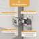 FURNIWARE Closing Speed Control 10 Pack 114 Inch Overlay Soft Close Hinges for Face Frame Cabinet 4D Adjustment Stainless Steel Kitchen Cabinet Hardware 105 Open Concealed Self Closing Hinge