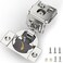 FURNIWARE Closing Speed Control 2 Pack 138 Inch Overlay Soft Close Hinges for Face Frame Cabinet 4D Adjustment Stainless Steel Kitchen Cabinet Hardware 105 Open Concealed Self Closing Hinge
