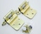 DecoBasics 38 Inset Cabinet Hinges Gold 25 Pair 50 Pcs Offset Self Closing Cabinet Hinges for Kitchen Cabinets Brass Plated wSilicon Bumpers Upgraded Screws