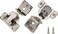 DecoBasics 40 Pack20 Pair 114 Overlay Soft Close Cabinet Hinges for Kitchen Bath Concealed Soft Close Hinge for cabinet Door w Self Closing Damper Easy Upgrade Stainless Steel Last a Lifetime