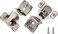 DecoBasics 40 Pack20 Pair 114 Overlay Soft Close Cabinet Hinges for Kitchen Bath Concealed Soft Close Hinge for cabinet Door w Self Closing Damper Easy Upgrade Stainless Steel Last a Lifetime