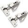 DecoBasics 6 PCS Full Overlay Soft Close Cabinet Hinges for Kitchen Cabinets 105 Face Frame Concealed Cabinet Door Hinge 3 Way Adjustability Clip on Plate Matching Screw 4 Easy Installation