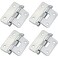 FMHXG 4PCS Removable Hinge 228 x 169 inches Airline Case Case Side Bench Rack Hardware Workbench Hooks Hinges Disconnect for Flight Cases Tool Cases Aluminium Cases Instrument Cases