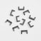 FURNIWARE Furniware 20 Pack Cabinet Door Angle Restriction 86 Degree Angle Restriction Hinge Clip for Soft Close Cabinet Hinges Hinge Opening Angle Restrictor Clip Nylon