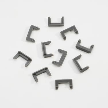 FURNIWARE Furniware 20 Pack Cabinet Door Angle Restriction 86 Degree Angle Restriction Hinge Clip for Soft Close Cabinet Hinges Hinge Opening Angle Restrictor Clip Nylon