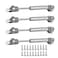 GDQLCNXB 20N44 lb Gas Strut Cabinet Hinge Safety Lift Support Soft Open Down Lid Support Buffer Telescopic Cabinet Door Glue Head Gas Spring Supports 6 inch Length 4 Pack