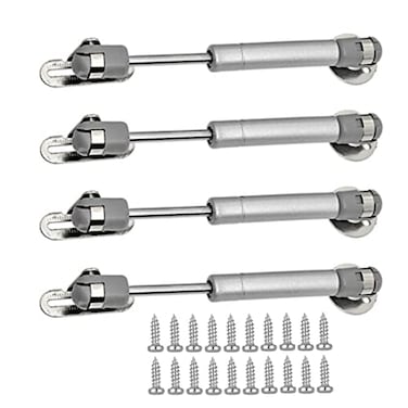 GDQLCNXB 20N44 lb Gas Strut Cabinet Hinge Safety Lift Support Soft Open Down Lid Support Buffer Telescopic Cabinet Door Glue Head Gas Spring Supports 6 inch Length 4 Pack