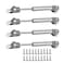 GDQLCNXB 20N44 lb Gas Strut Cabinet Hinge Safety Lift Support Soft Open Down Lid Support Buffer Telescopic Cabinet Door Glue Head Gas Spring Supports 6 inch Length 4 Pack
