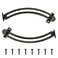 Haidong Adjustable Box Lid Support Hinge Left Right Support Hinges Spring Fixed Hinge for cabinets Sofas Closets etc 2PCS Bronze Modern Iron