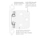 Hickory Hardware P144W Traditional Cabinet Hinges 170 Opening Angle Face Frame Variable Overlay SelfClose Surface Mount Hinges Easy Installation White Finish 1 Set of Pair