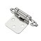 Home Expert 10 Pack 5 Pairs Polished Chrome Cabinet Hinges for Kitchen Doors SelfClosing 12 Inch Overlay Variable SemiConcealed Face Frame Surface Mount Cabinet Hardware