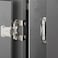 HOME MASTER HARDWARE 50 Packs 25 Pairs 12 Overlay Cabinet Hinges SelfClosing Semi Partial Wrap Kitchen Cabinet Door Hinge Nickel Hinges for KitchenCupboard Doors