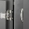 HOME MASTER HARDWARE 50 Packs 25 Pairs 12 Overlay Cabinet Hinges SelfClosing Semi Partial Wrap Kitchen Cabinet Door Hinge Nickel Hinges for KitchenCupboard Doors