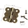 PGMJ Jewelry Box Hinges 80 Pieces 1 inch Wooden Cabinet Hinge Antique Small Butterfly Hinges Bronze Engraving Design Box Lock for Crafts Wooden Box Gift Box Toolbox Accessories K6180 Pcs