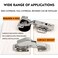 Jiaxitek 4 Pack Soft Close Damping Hinges 90 Degree Concealed Cabinet Hinges with Slotless Design Easy to Install for Cupboards Drawers Windows and Cabinet Doors