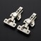 JOY DECOR Full Overlay 4 Packs 2 Pairs Concealed Kitchen Cabinet Hinges 105 Degree Soft Close Adjustable Cabinet Door Hinges for Face Frame Cabinet