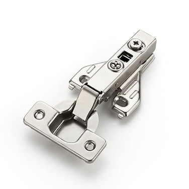 JOY DECOR Full Overlay 4 Packs 2 Pairs Concealed Kitchen Cabinet Hinges 105 Degree Soft Close Adjustable Cabinet Door Hinges for Face Frame Cabinet
