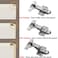 Kimdot 2Pack Frameless Inset Soft Close Cabinet Hinges ClipOn SelfClosing European Hinges Cabinet Door Hinges with Screws Concealed Kitchen Cabinet Hinges for Modern funiture