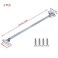 KUMGROT 2 PCS 10 Inch Cabinet Door Support Strut Soft Close Lid Support Buffer Telescopic Rod Strut Cabinet Hinge Slow Down Drop Leaf for Lower Flip Door Cabinet Desks