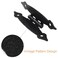 Kyuionty 6 Pack HShape Cabinet Hinges Hammercraft Flush Door Hinge for Kitchen Cupboard Wardrobe Black