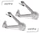 MOYODOR Lid Stay Hinge in Satin Nickel Folding Lid Hinge with Soft Close Perfect for Toy BoxKitchenWardrobeCabinet Door 35lb Modern Style 1pair