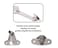 MOYODOR Lid Stay Hinge in Satin Nickel Folding Lid Hinge with Soft Close Perfect for Toy BoxKitchenWardrobeCabinet Door 35lb Modern Style 1pair