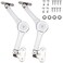 Kocent Lid Support Hinge Heavy Duty Lid Stay Hinges with Soft Close Lid Support for Toy Box Cabinet Kitchen40lb110 Degree 2 PC
