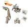 LIKERAINY 170 Degree Inset Hinges 35mm with Damper Soft Closing Clip on Assembly Kitchen Cabinet Cupboard Wardrobe Door Hinge Pack of 4
